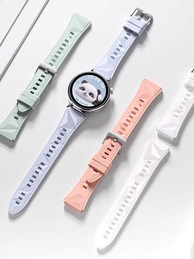 18mm 22mm Silikonbänder für HUAWEI UHR GT 6/5 Pro/GT3/GT4 41mm 46mm 42mm Sportarmband Correa HUAWEI Uhr GT 6 Pro Band