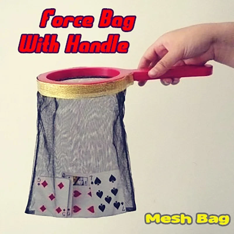 Bolsa de fuerza (bolsa de malla) con asa, bolsa para trucos de Magia, bolsa para la mente que aparece, Magia que desaparece, ilusiones de escenario, truco, mentalismo, utilería