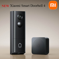 Xiaomi Smart Doorbell 4 High-Definition Infrared Dual lens Smart Home Wireless Cat eye Peephole Camera Work For Mi Home App