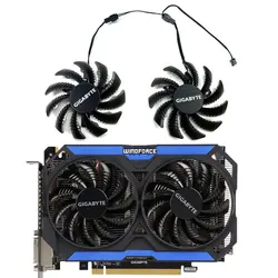 NEW 75MM 3PIN T128010SM GTX 960 GPU Fan,For GIGABYTE GeForce GTX 960、GTX 950、GV-N960OC、GV-N950WF2OC Video card cooling fan