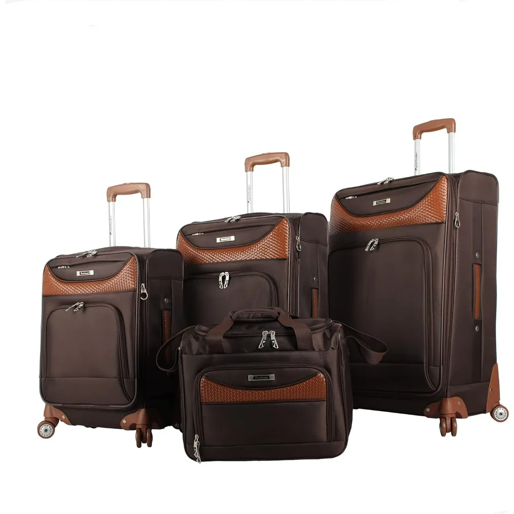 

Pathfinder 4-Piece Spinner Luggage Set (Chocolate)
