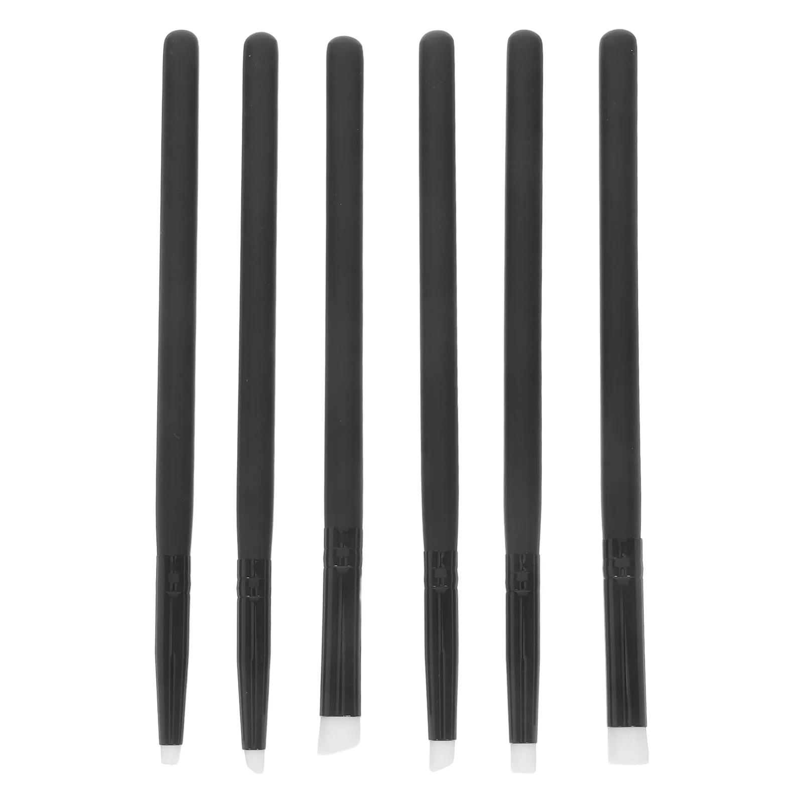 

6Pcs Miniature Paint Brushes Kit Lightweight Portable for Outdoor Travel Art Projects Fine Detailing Blending Brush Set