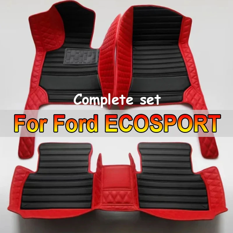 Custom 3D Full Coverage Car Floor Mats for Ford ECOSPORT 2018-2020 ESCORT 2021-2023 Equator Sport 2023 Interior Accessories