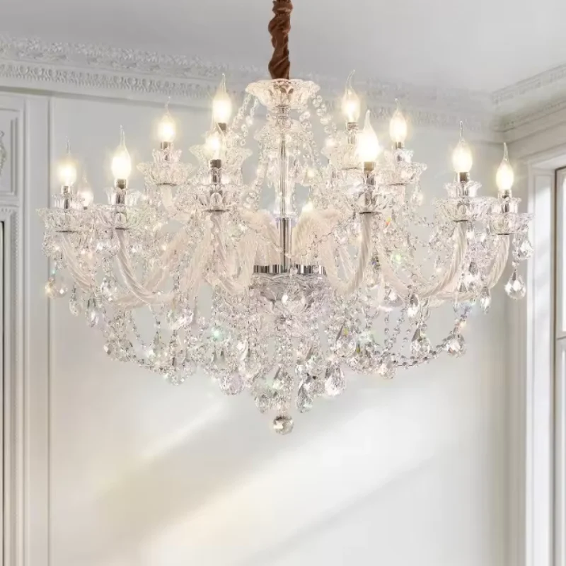 Modern Luxury Retro Crystal Light Creative Personalized Restaurant Lighting For Living Room Bedroom - Atmosphere Enhancer