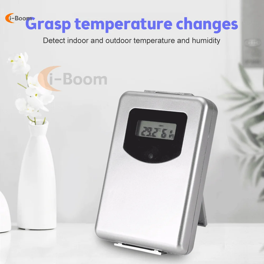 433MHz RF Wireless Temperature Humidity Sensor Indoor Weather Station with Forecast temperature Digital Thermometer Hygrometer