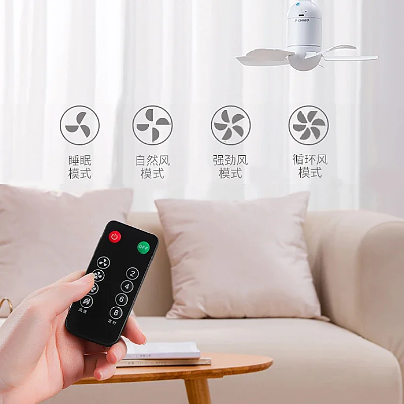 CHigo-小さなポータブル電動シーリングファン,寮の扇風機,折りたたみ式,強力な防風,屋外用,ミニポータブルファン