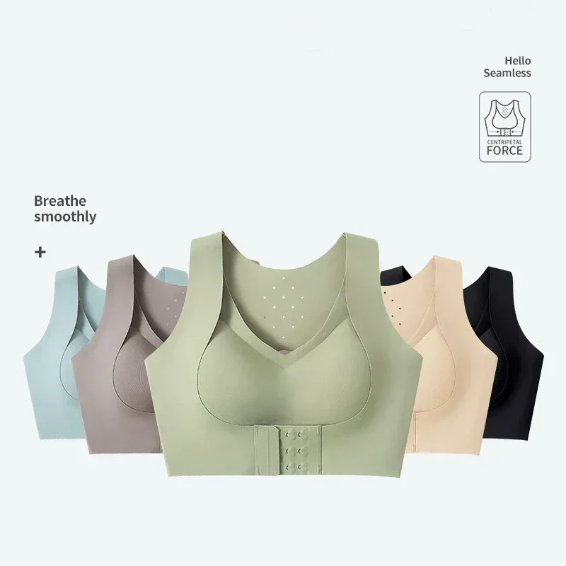 Posture Corrector Bras Bralette Women Cross Back Humpback Correct Top Soutien Gorge Front Closure Underwear нижнее белье женское