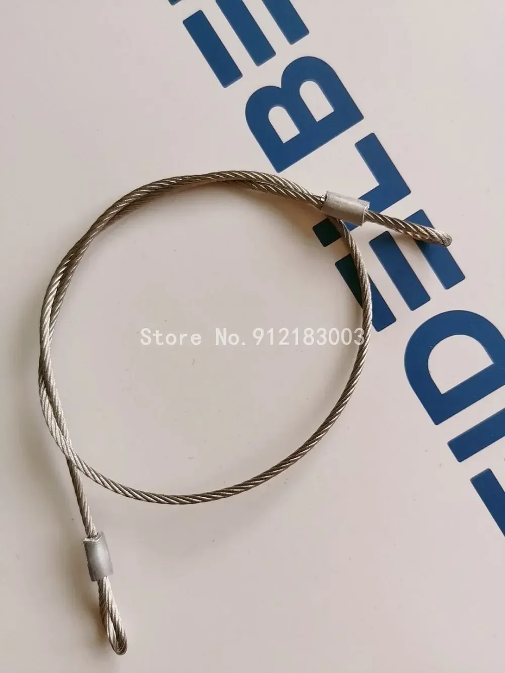 M4.015.449/02 Stainless Steel Wire Rope 400mm for Heidelberg SM74 PM74 – Offset Printing Parts, Free Shipping