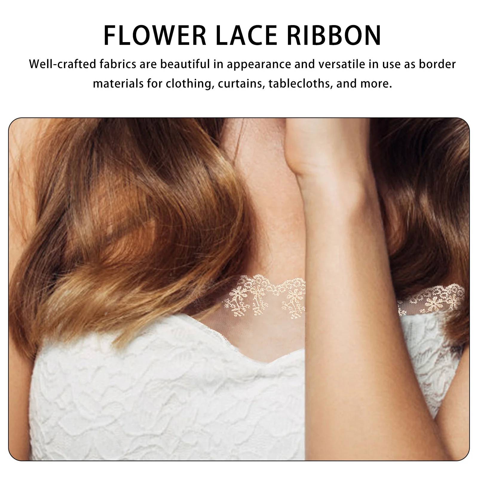 

20 Yards Golden Lace Trim Floral Pattern Diy Sewing Craft For Wedding Party Clothing Curtain Tablecloth Edging Trimming Fabric