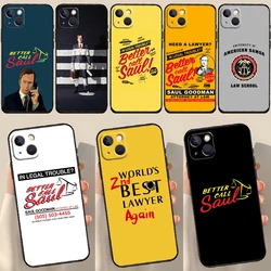 Better Call Saul Phone Case For iPhone 16 11 12 13 14 15 Pro Max Mini Cover For iPhone 16 XR X XS Max Plus