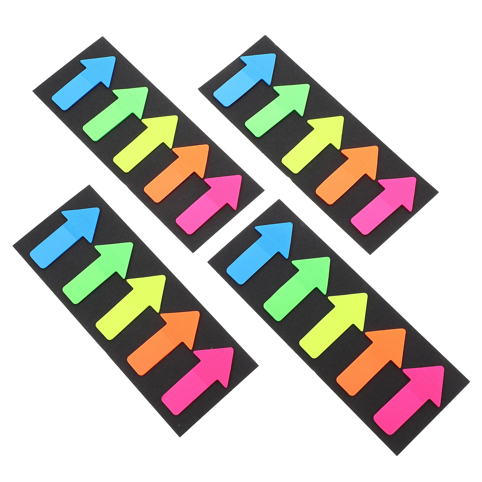 

4 Pcs Arrow Page Markers Tabs Stickers Label Self-stick Note Pads Colorful Self-adhesive Index Decal Office