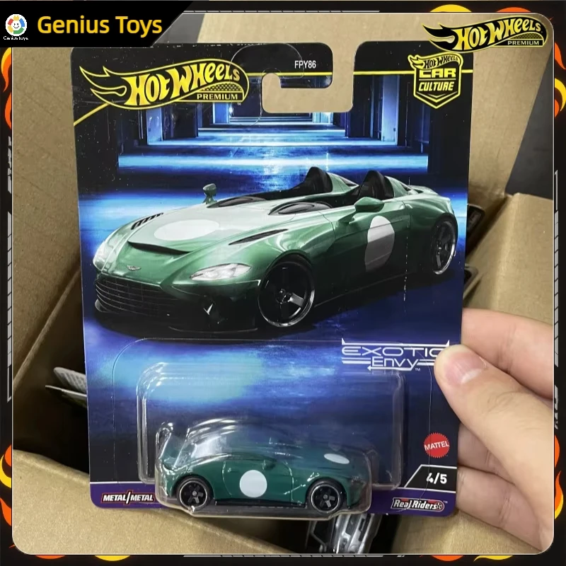 

Литая под давлением модель автомобиля Hot Wheels Premium в масштабе 1/64 Aston Martin V12, автомобиль для культуры, спортивный автомобиль для взрослых, фанаты, коллекционная игрушка из сплава