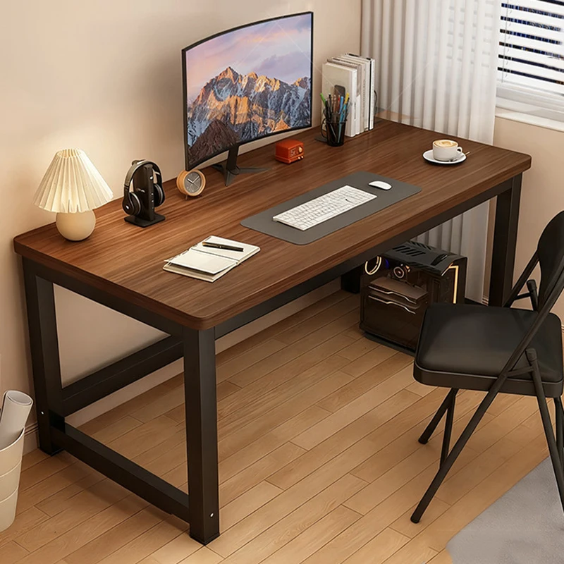 โต๊ะทำงานไม้สไตล์มินิมอล ดีไซน์หรูหราสำหรับห้องนอน โต๊ะทำงานขนาดใหญ่ สไตล์ยุโรป นอร์ดิก สวยงามไม่ซ้ำใคร