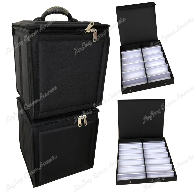 

Eyewear Stackable EVA Sample Bag Twin Set suitcase for Frames or Suns with Cassettes