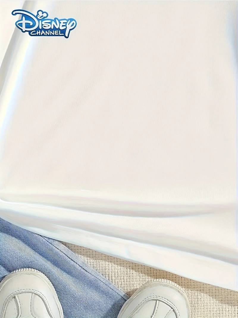 T-shirt da donna con motivo cartoon classico personaggio animato Disney - Top casual a maniche corte con simpatico design con stampa di cartoni animati