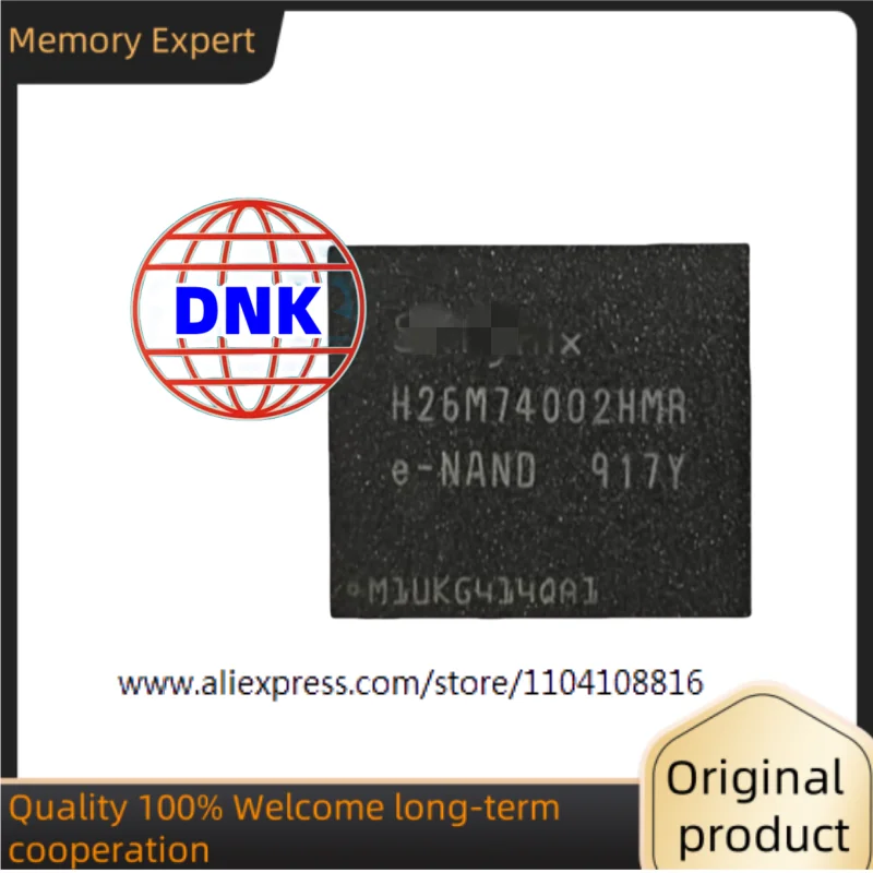 H26M74002HMR New original 64GB flash memory particles BGA153 5.1 version font chip IC