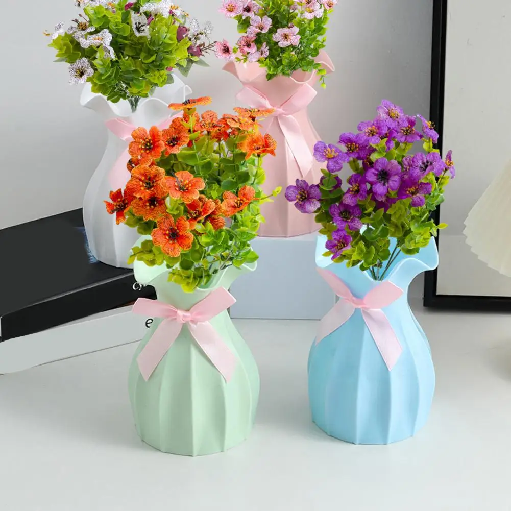 1 Bouquet Garden Artificial Flower Artificial Bouquet Looking Vibrant Color Easy Maintenance Simulation Flower Fake Plant 가짜 꽃