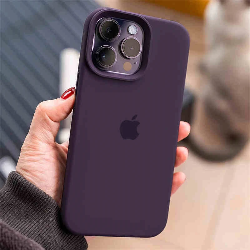 Original Apple Liquid Silicone Soft Case For iPhone 16 Pro Max 15 13 12 11 14 Plus Thicken Shockproof Protection Full Logo Cover