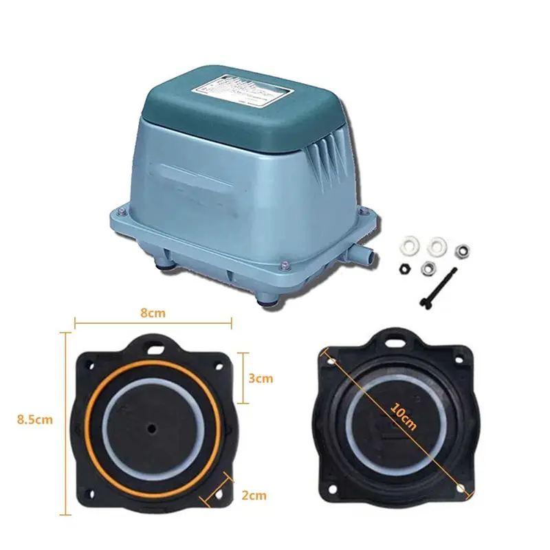 AT63-Air Pump Diaphragm Rebuild Repair Kit For Hiblow HP-60 HP-80 Septic Air Pump 80PD000040 6PCS