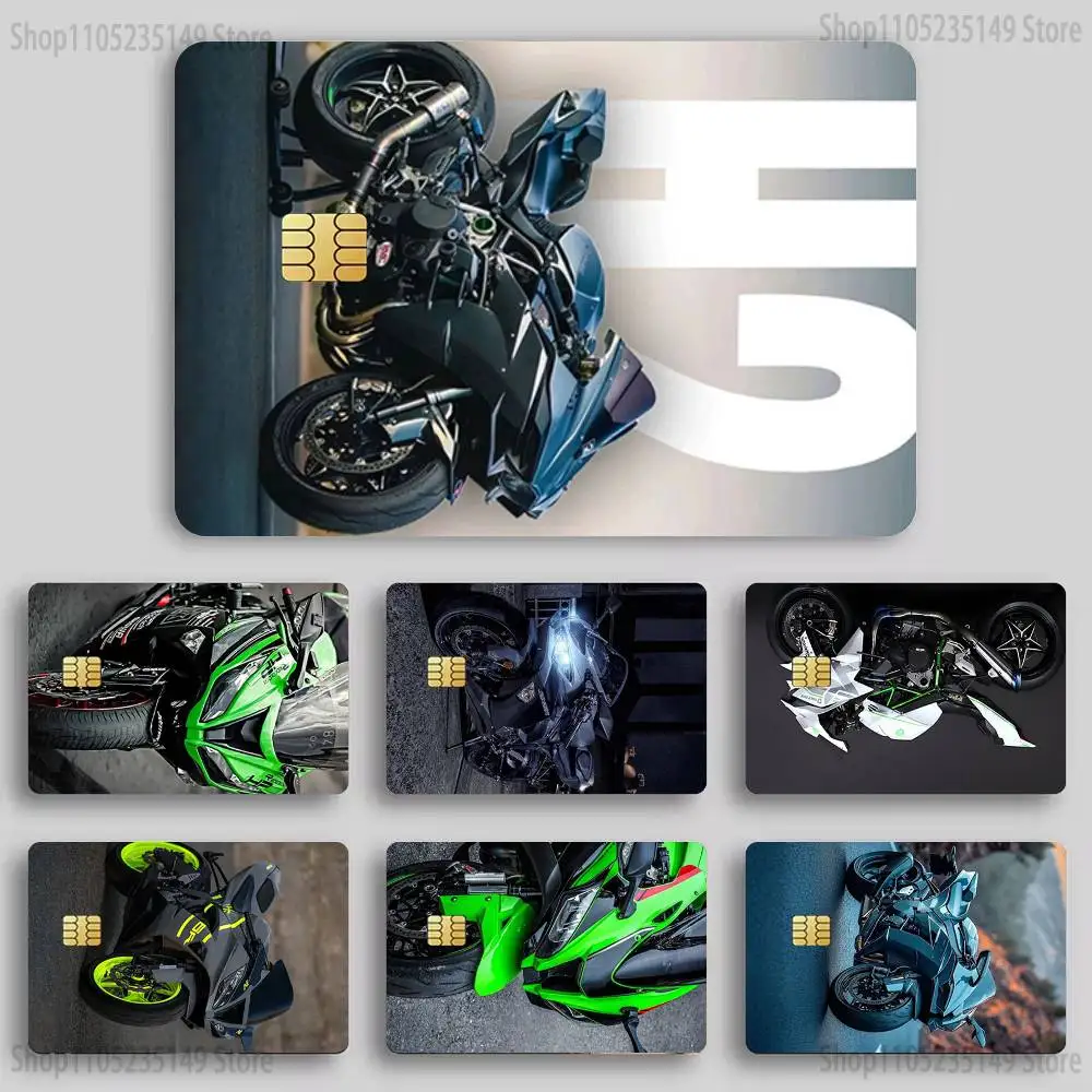 

K-Kawasakis Car Credit Card HD Stickers Game Card Decal Card Matte Film Skin Small Chip Waterproof Sticker