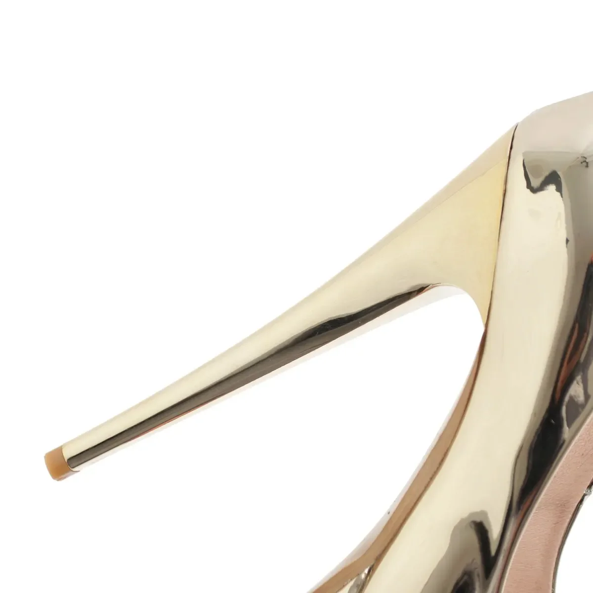 Elegant Silver Women Platform Pumps Mirror Patent Leather High Thin Heel Gold Bridal Party Lady Round Toe Dress Fetish Stilettos