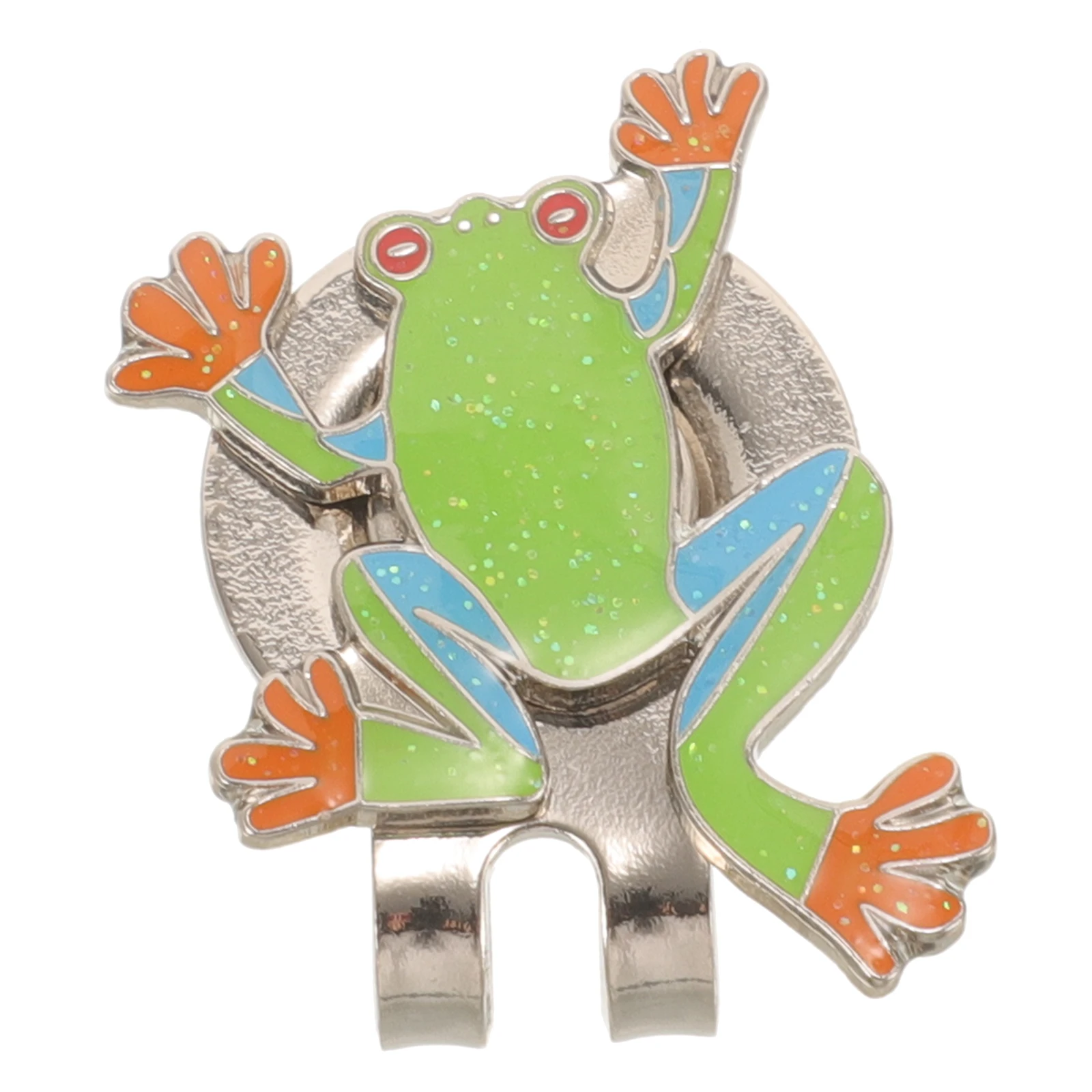 

Golf Hat Clip Frog Shaped Durable Strong Material Magnetic Secure Fit Portable Stylish Delicate Marker Easy Install Hats
