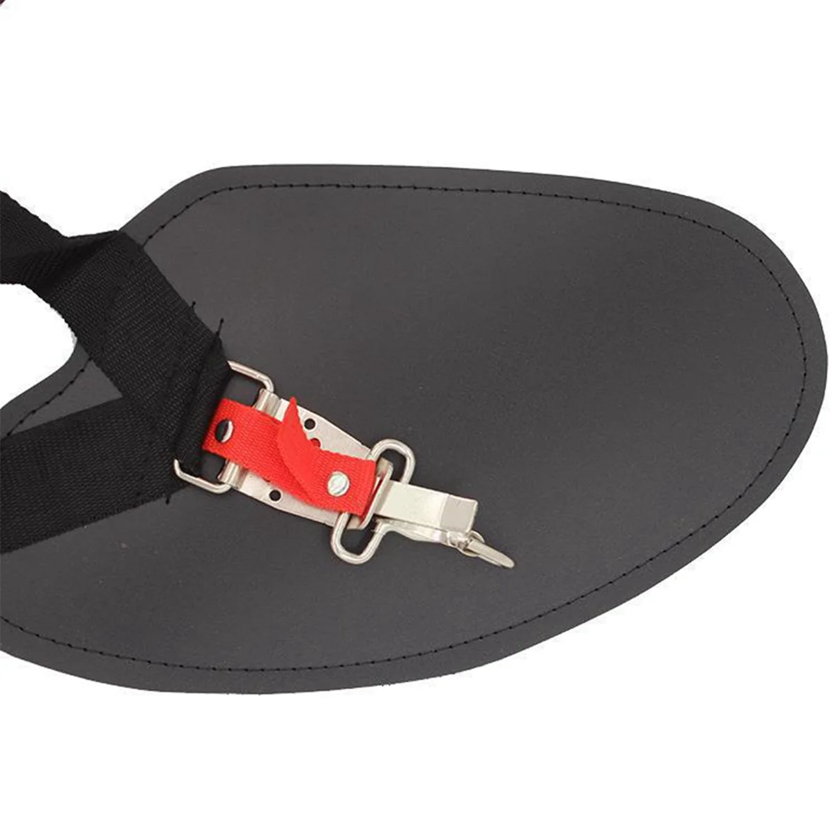 حزام كتف مبطن عالمي قابل للتعديل لآكل الأعشاب، حزام كتف مزدوج لتشذيب الأعشاب باللون البرتقالي