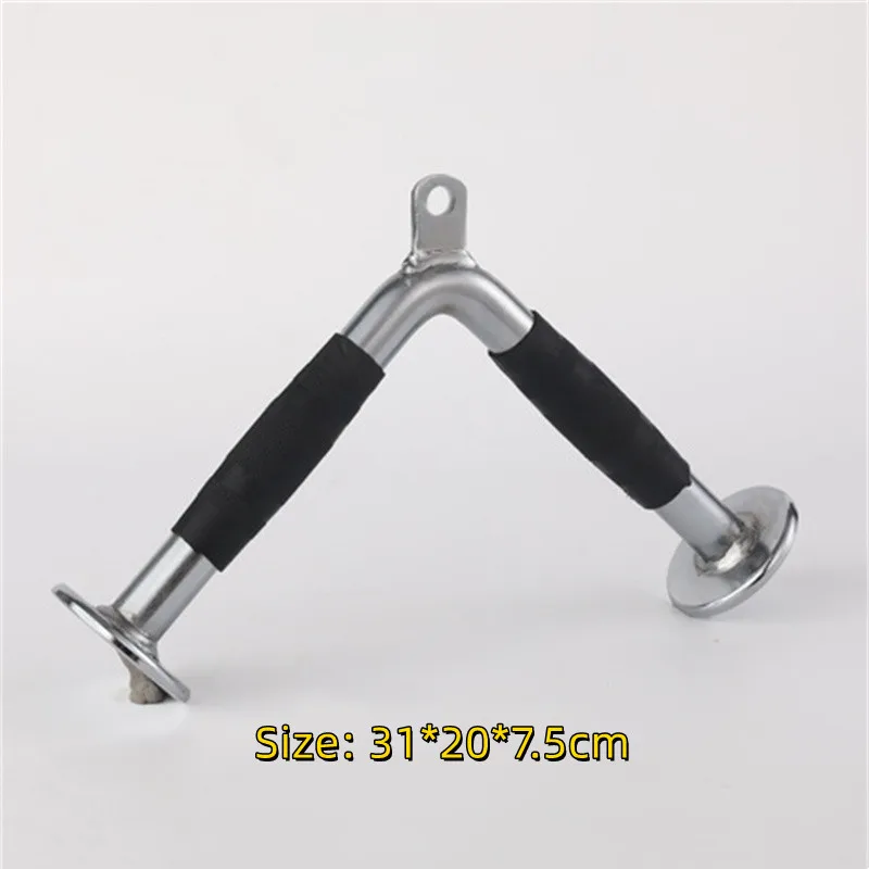 Gym Gantry V-Shaped Handle Pully Cable Machine Attachments Optional Triceps Rope D-Handle Strength Training Accessories