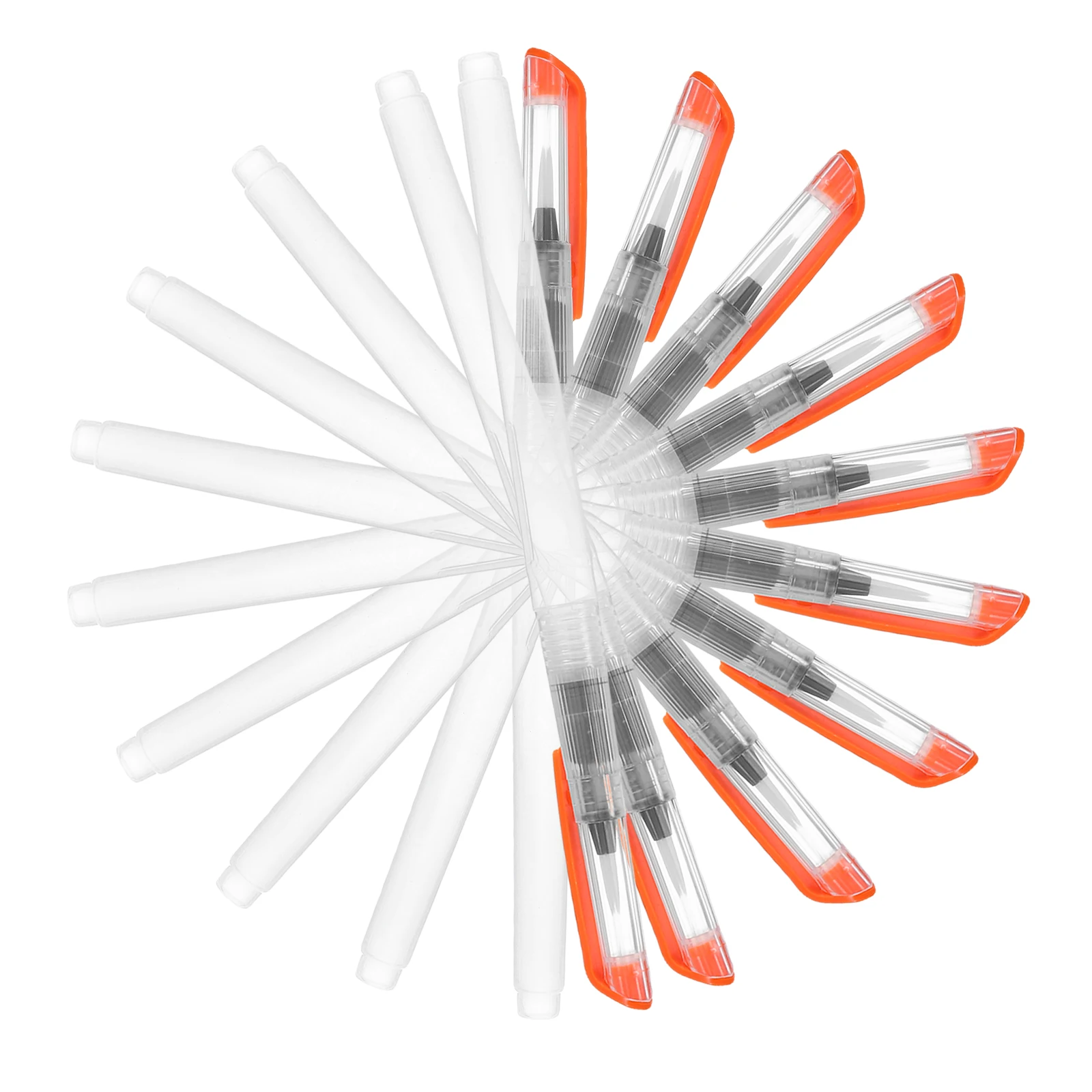 

10 PCS Tap Water Brush Refillable Watercolor Colouring Pencils for Adults Travel
