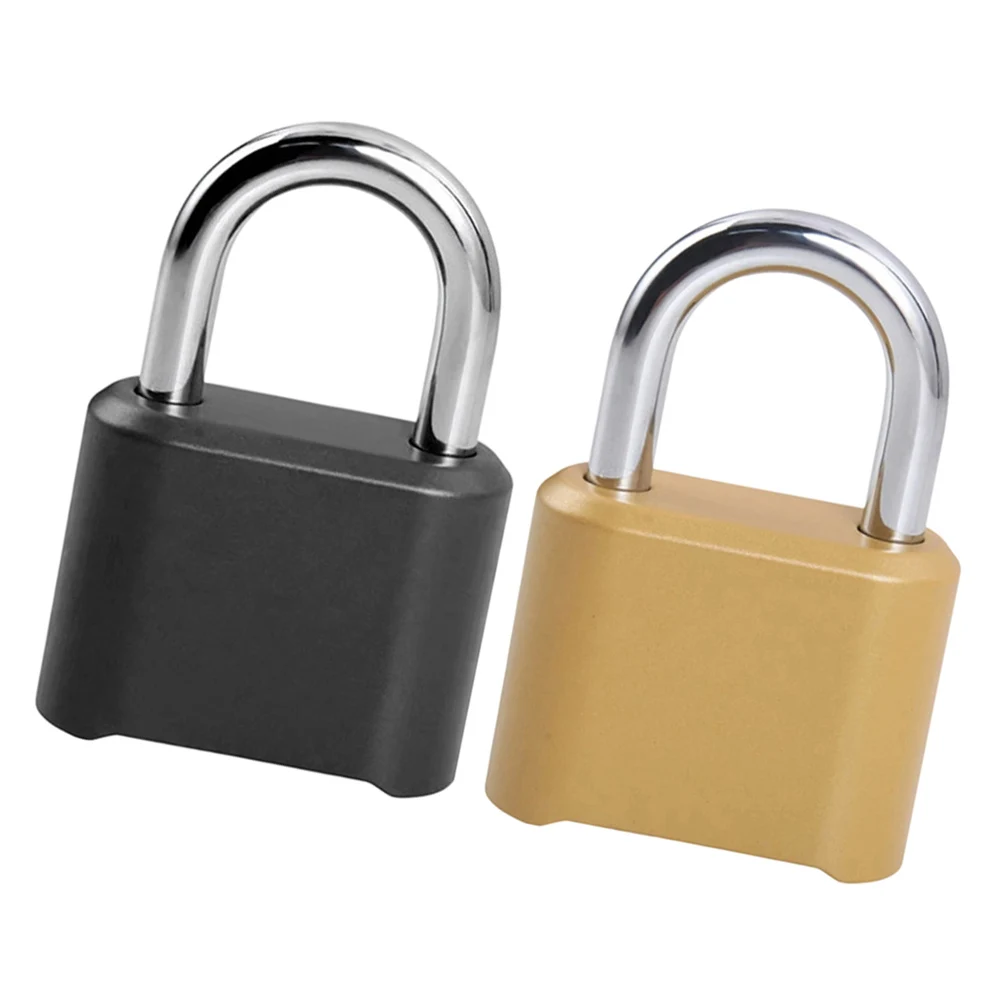4 Digit Resettable Combination Padlock 8mm Shackle Zinc Alloy Outdoor Security Lock For School Locker Luggage Shed Hardware Tool