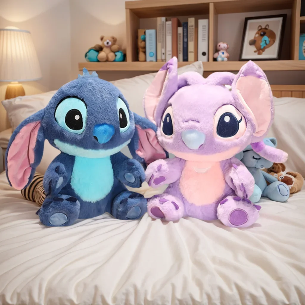 

Big Size Stitch and Angel Plushies Cartoon Stuffed Lilo & Stitch Anime Plushies Cute Doll Cuddly Pillow Washable Gifts Girl Kids