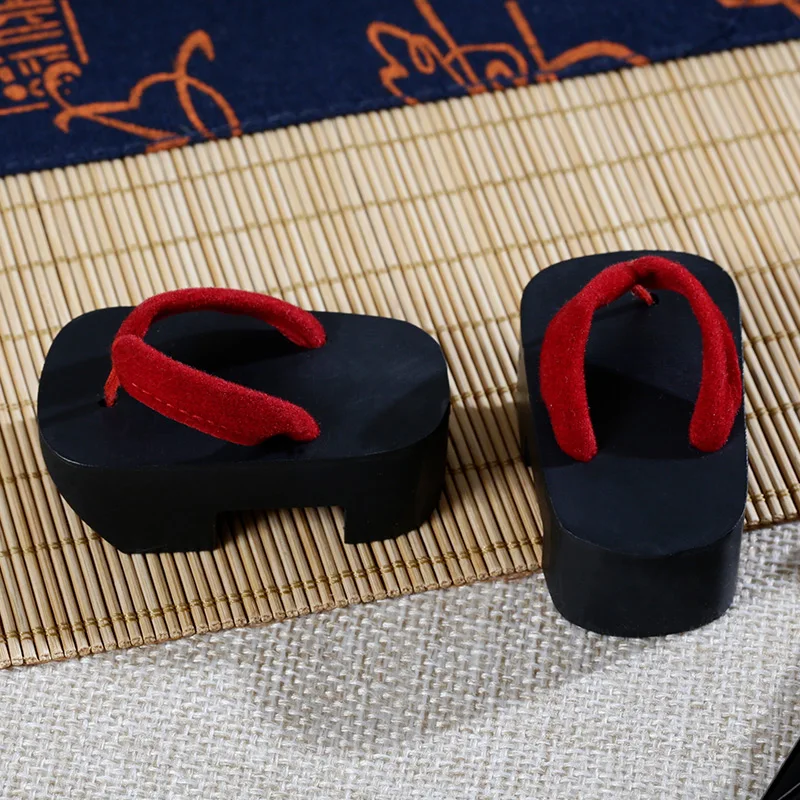 1/4 bjd doll shoes SD doll fashion versatile black slippers sandals vintage