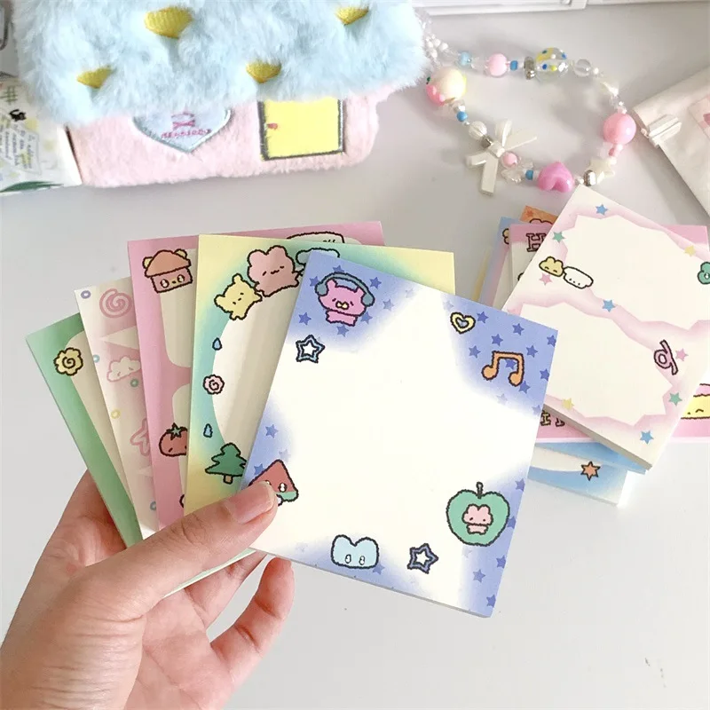 MINKYS 50 fogli Kawaii Star Memo Pads Paper To Do List Journal Note Paperlaria materiale fai da te cancelleria