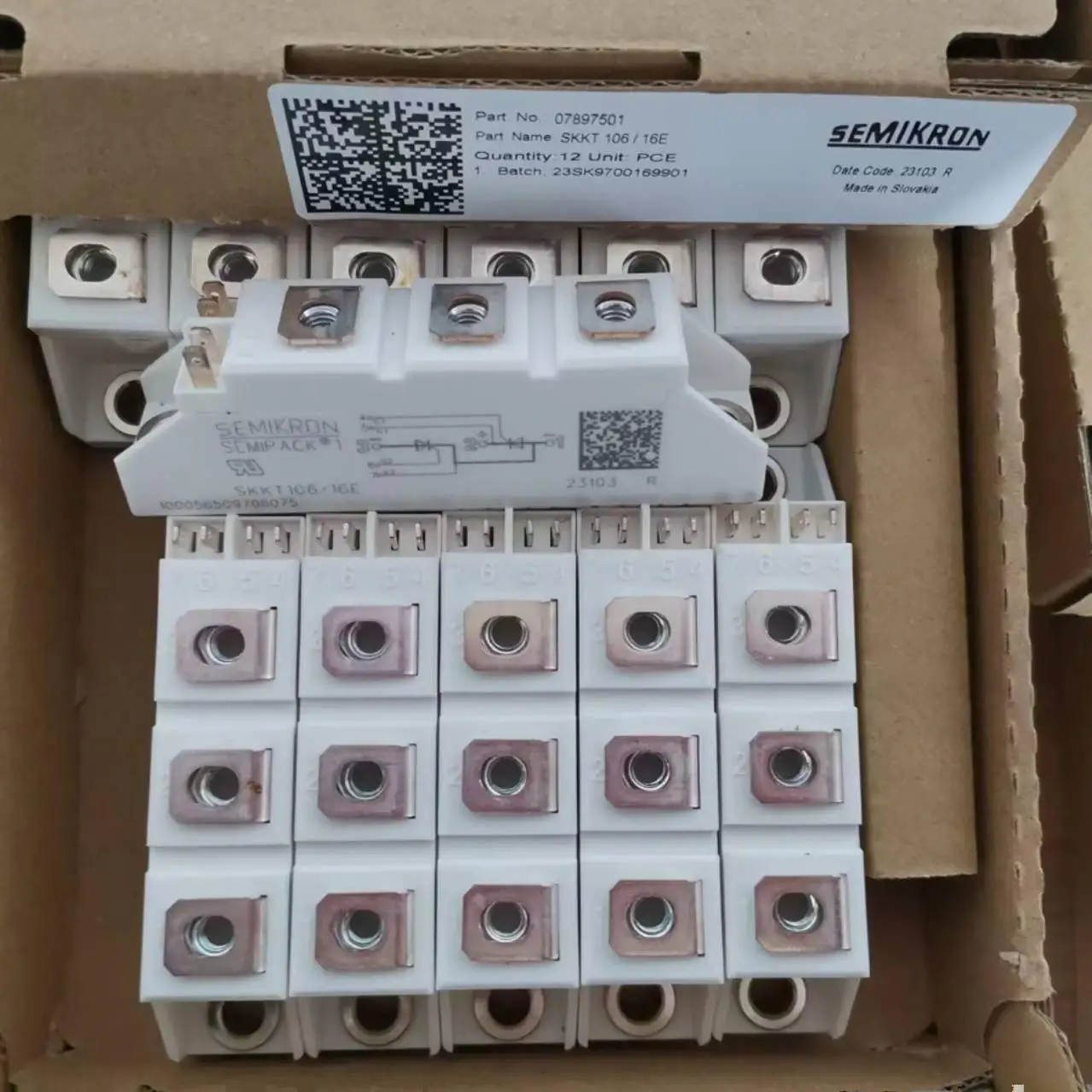 SKKT106B/12E, SKKT106B12E, SKKT106B14E, SKKT106B16E, SKKT106B18E original module