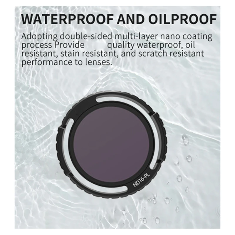 فلتر عدسة حجب والأشعة البنفسجية لطائرة DJI Avata 2 بدون طيار ، مقاوم للماء ، مضاد للتبييض ، فلاتر ، بريتكشن ، ملحقات الطائرات بدون طيار