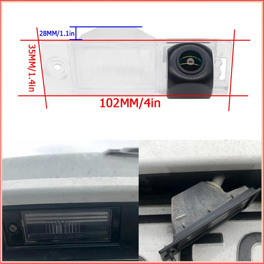 HD CCD 1080X720P Dynamics Fisheye Rear View Camera For Hyundai Tucson SUV 3rd generation 2016 2017 2018 Car Parking Accessorie