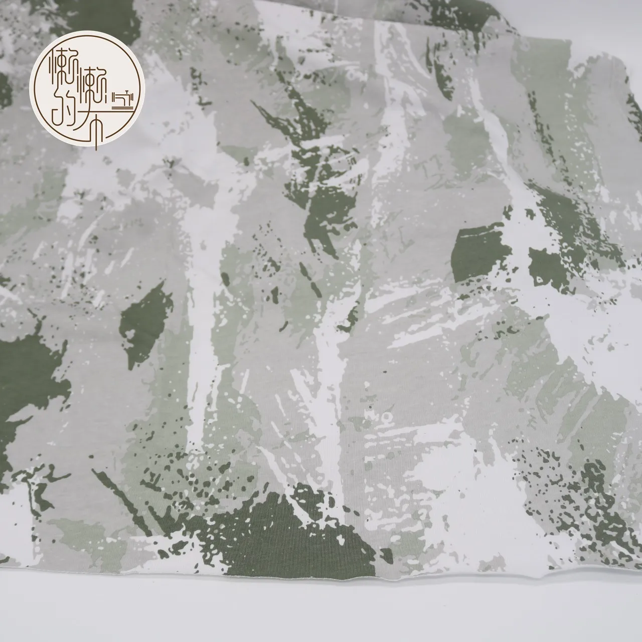 

Трикотажная ткань из чистого хлопка Yc, свободный материал для футболки с принтом персонажей, односторонняя летняя ткань из чесаного хлопка