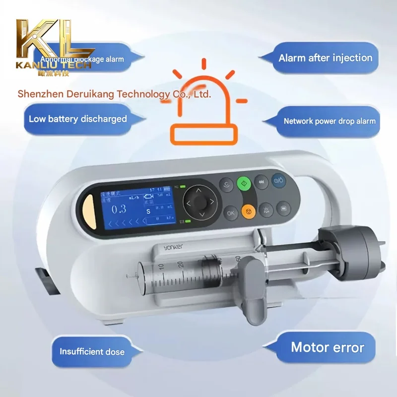 SP1 High-Precision Micro-Injection Pump: Single-Channel Laboratory/Medical Infusion Pump for Veterinary and Pet IV Use