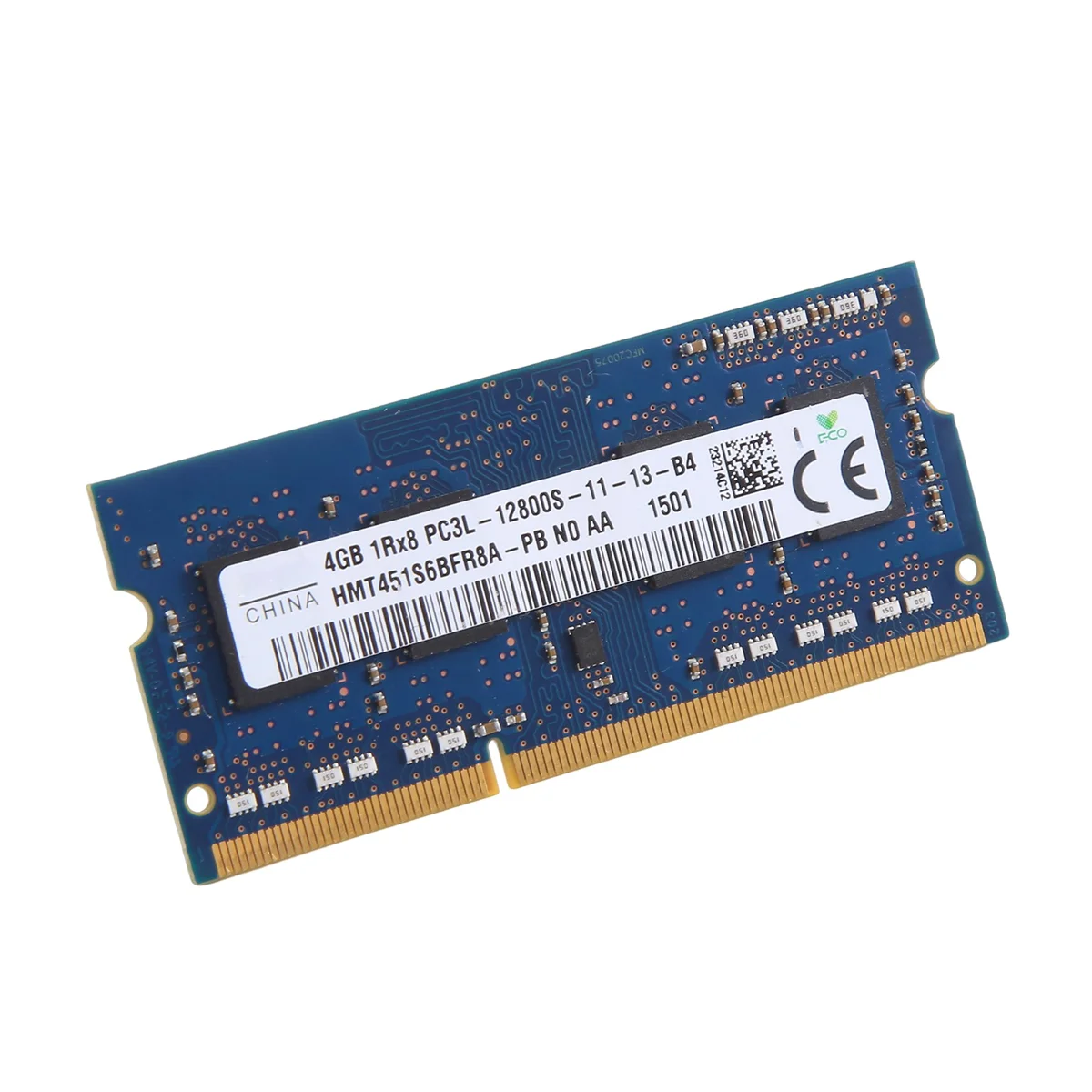 Para Hynix DDR3 4GB memoria RAM para ordenador portátil 1600Mhz PC3 12800 1RX8 1,35 V 8 IC memoria SODIMM solo para Intel