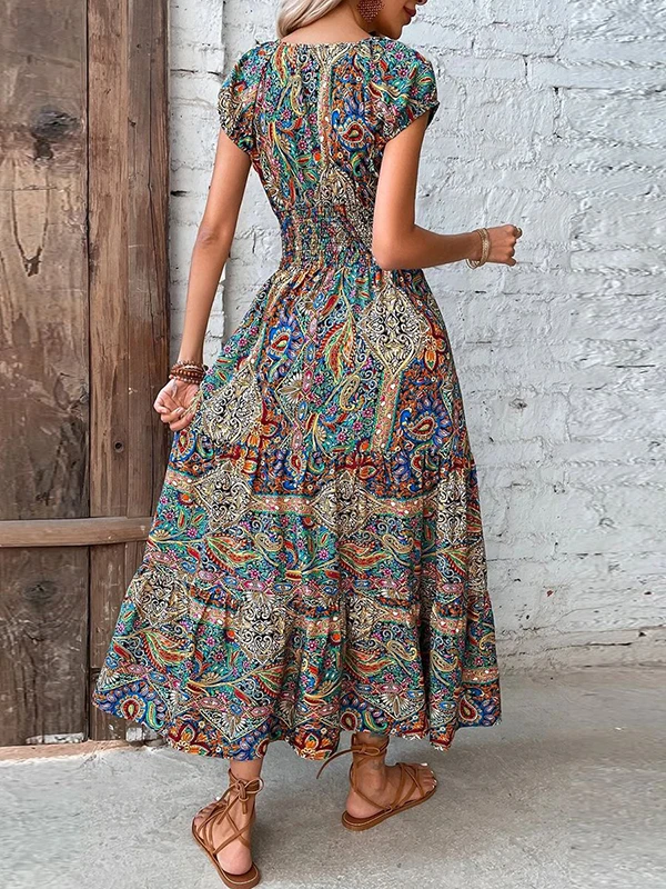 women's-vintage-print-maxi-dresses-summer-casual-v-neck-short-sleeve-chic-elegant-long-dresses-for-women