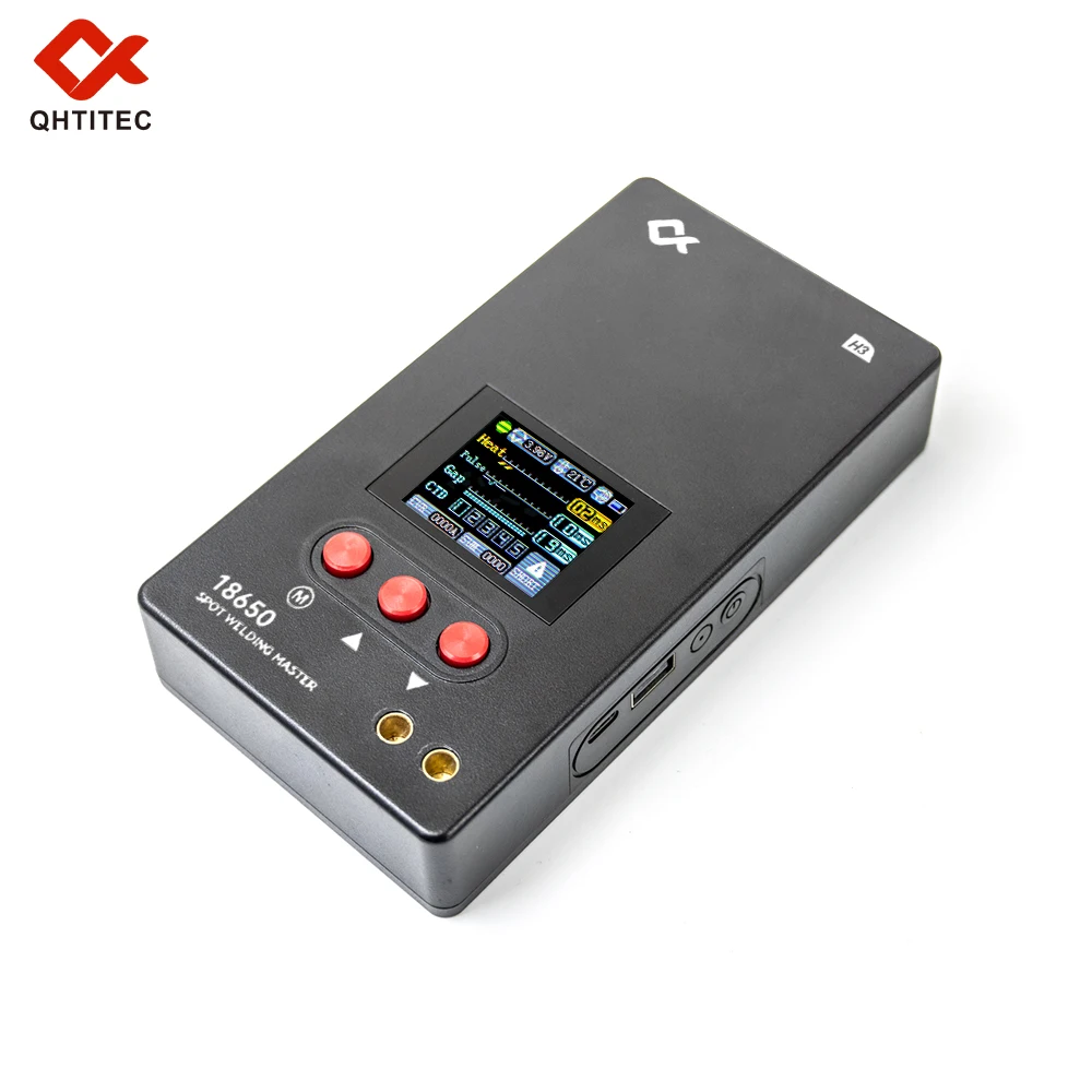 آلة لحام البقعة المحمولة الرقمية للهاتف 18650 بطارية ليثيوم المحمولة لتقوم بها بنفسك عدة شاشة ملونة قابلة للتعديل مع شحن USB