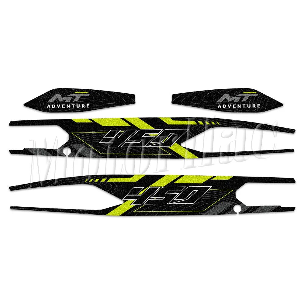 Motorrad-Schwingenaufkleber Drehwellenschutz-Aufkleber Zubehör für CFMOTO CF Moto 450MT 450 MT 2024 2025 – Detail 3