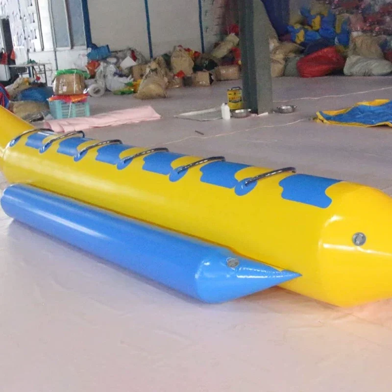 Inflatable banana boat jet ski towing surf equipment sea outdoor large floating speedboat