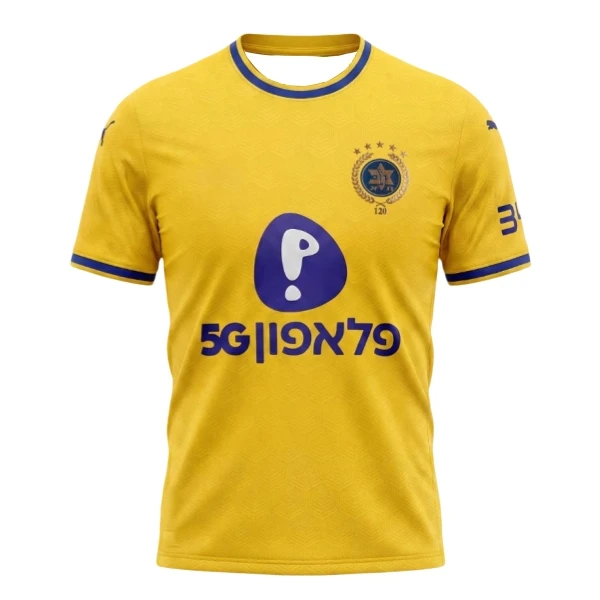2026 Summer 3D Printed Unisex Maccabi Tel Aviv Home Football Jersey Sports Quick-dry Breathable T-shirt Casual Family Kids Tees
