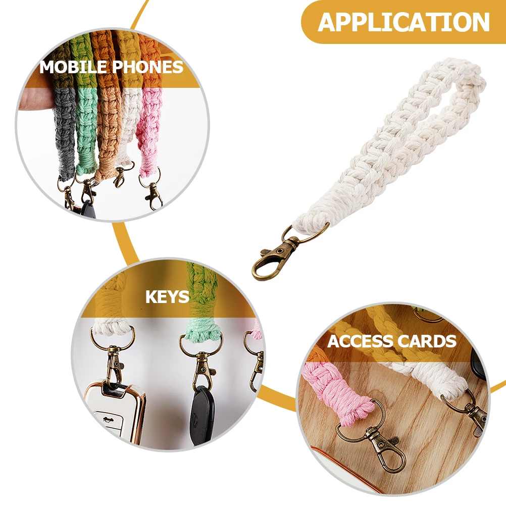 

Wristlet Keychain Wrist Strap Durable Simple Everyday Keys Mobile Phone Access Cards Lanyard Accessories Camera Holder Lace