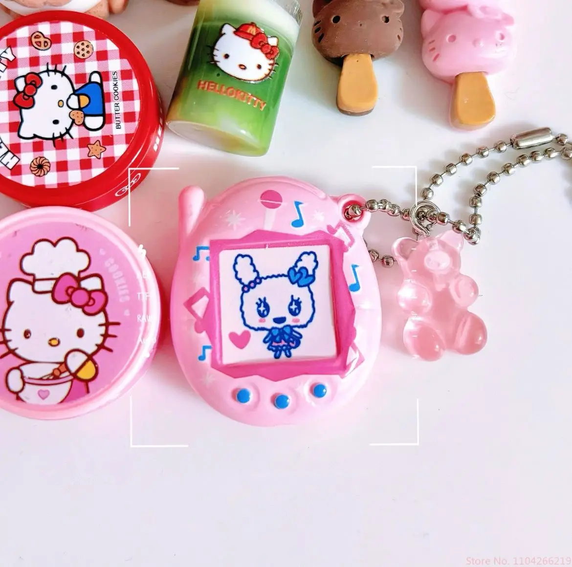 Tamagotchi Keychain Pendant Miniature Toy Gashapon Gift