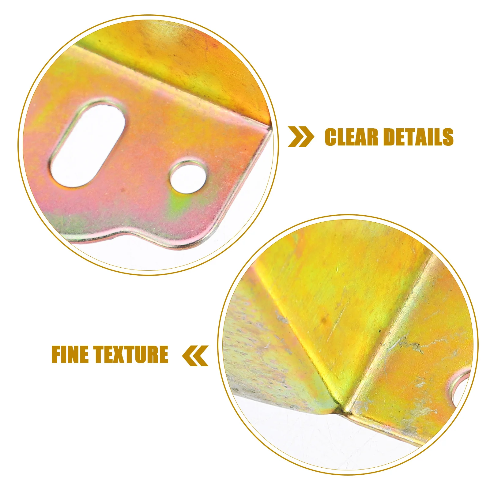 

4Pcs Bed Frame Hardwares Brackets Thickened Bed Rail Hook Professional Furniture Parts Elegant and Practical Design