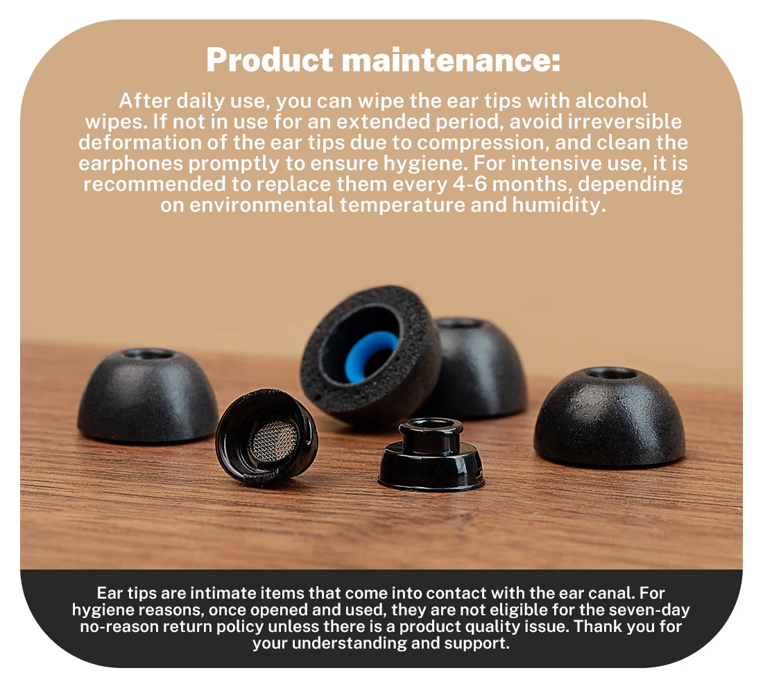 KBEAR 11 auriculares puntas auriculares 1 par (2 piezas) 5 pares (10 piezas) con tamaño S M-L para Apple Airpods auriculares