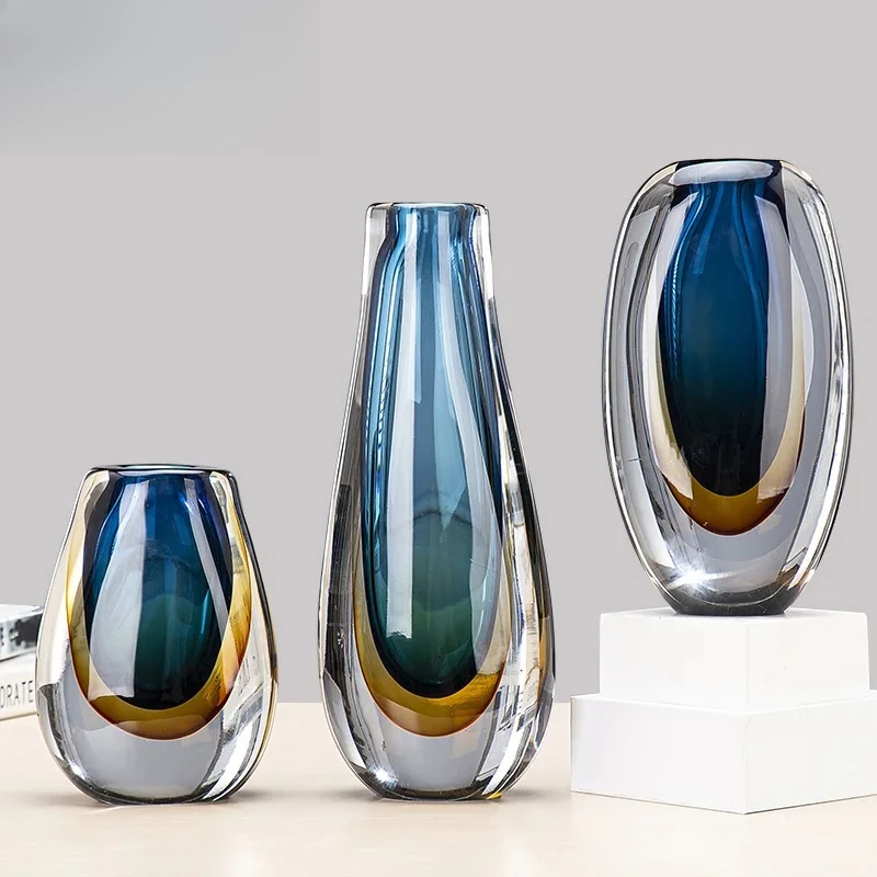 Vase decoration living room modern simple entrance high-end flower arrangement light luxury high-end TV cabinet coffee