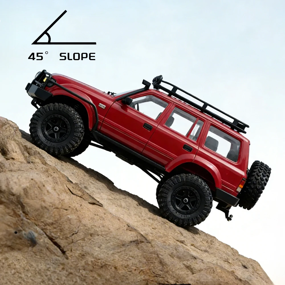 

New C54-1 Red RC Rock Crawler 2.4G 1:16 Full Scale Remote Control Off-Road Vehicle All-Terrain Climbing RC Car for Adults Kids